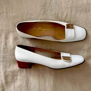 Perfect Ferragamo Block Heel Pump